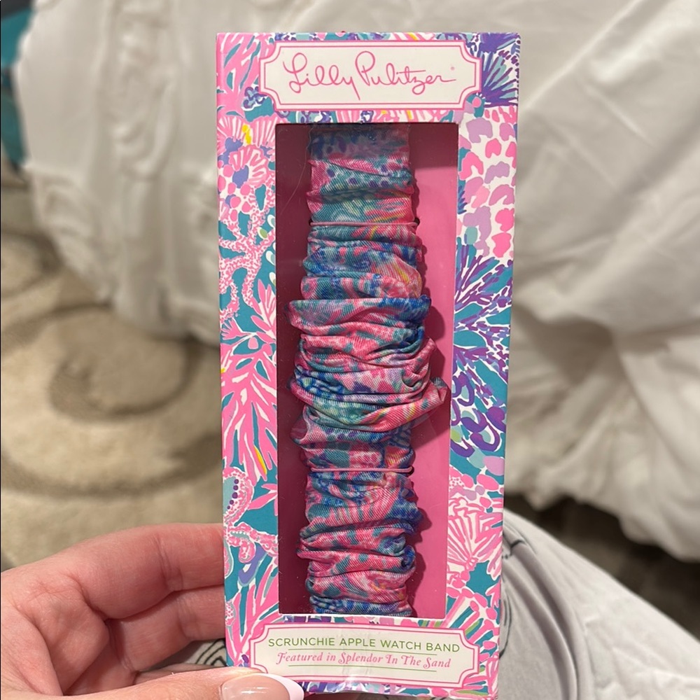 Lilly Pulitzer Pink and Blue Watch Accessory